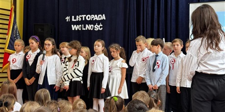 Dziś w naszej szkole odbył się uroczysty apel z okazji Narodowego Święta Niepodległości.