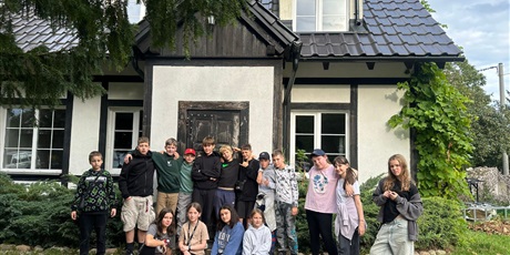 Klasa 5B na biwaku leśnym w Miechucinie