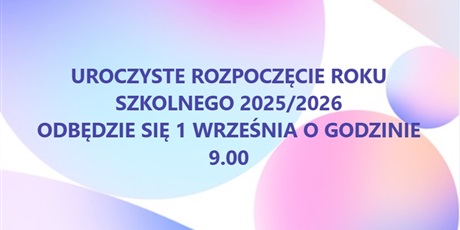 Nowy Rok Szkolny