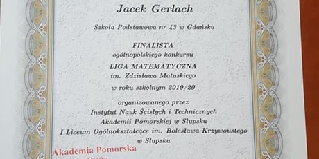 Ogólnopolski Konkurs Ligi Matematycznej im. Zdzisława Matuskiego