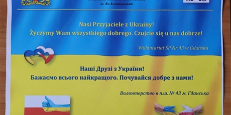 Podarunki dla osób przybyłych z Ukrainy