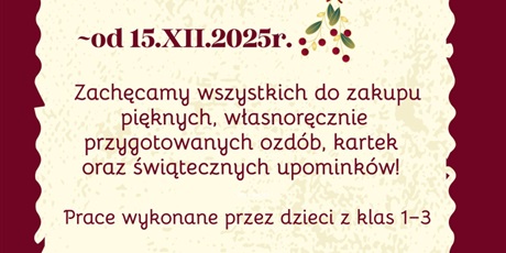 ŚWIETLICOWY KIERMASZ ŚWIĄTECZNY