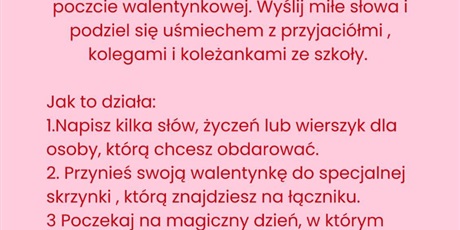 W imieniu Samorządu Uczniowskiego