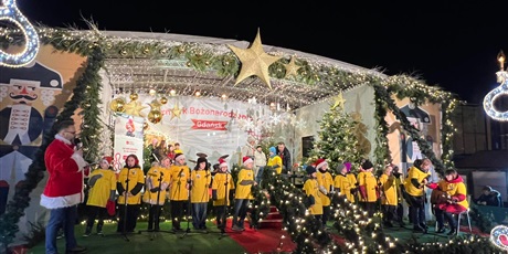 Wczoraj uczestniczyliśmy w koncercie na Targu Węglowym. 