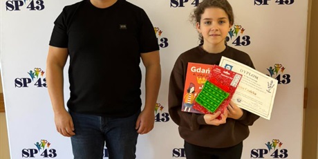 Z radością informujemy, że nasza uczennica, Helena Czaicka z klasy 3b