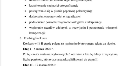 Zachęcamy uczniów klas III