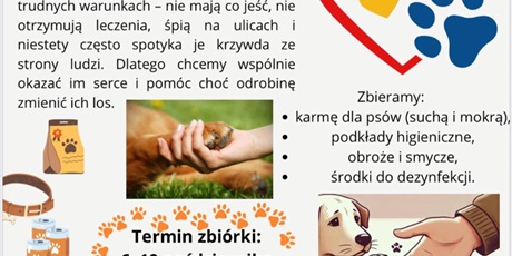 Zapraszamy do udziału w zbiórce z okazji Światowego Dnia Zwierząt