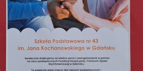 Zimowy koncert w Centrum Opieki Wytchnieniowej w Gdańsku.