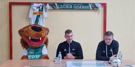 Odwiedziny zawodników drużyny Lechii Gdańsk